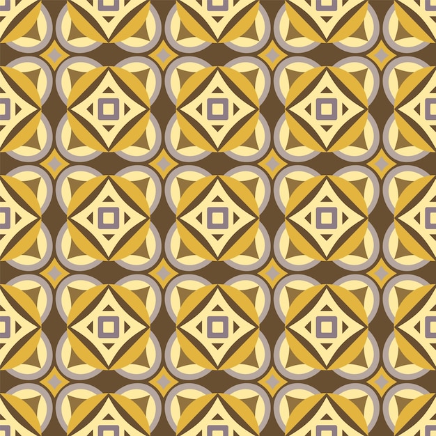 Motif abstrait géométrique sans couture dans un style bohème rétro pour fond d'impression de tissu