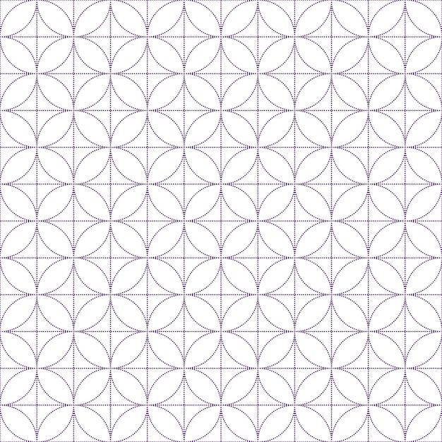 Motif Abstrait Géométrique Sans Couture Violet, Motif Inclus Dans L'échantillon. Illustration Vectorielle.