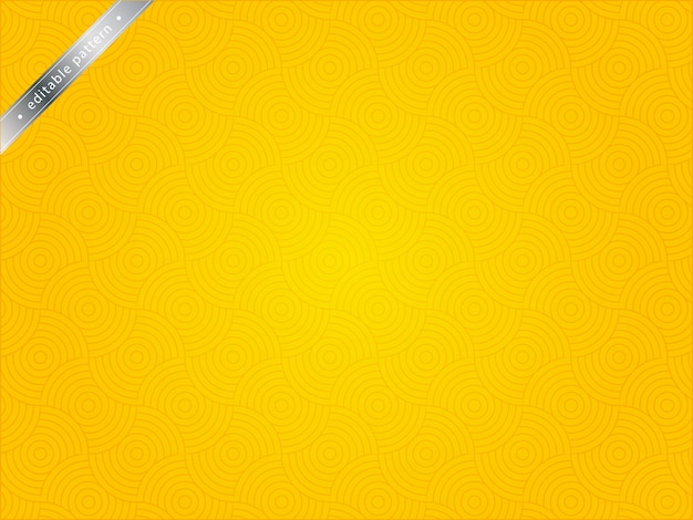Motif abstrait Motif cercle jaune Fond
