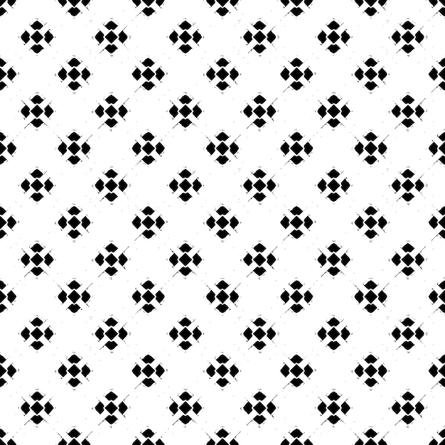 Motif abstrait sans couture noir et blanc. Arrière-plan et toile de fond. Conception ornementale en niveaux de gris.