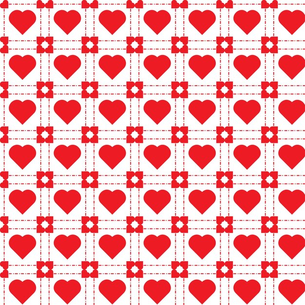 Motif d'amour géométrique abstract vector, arrière-plan. Stock illustration.