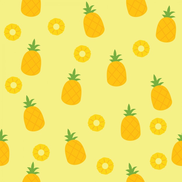 Motif D'ananas Sans Soudure Pour Textile Ou Papier Peint