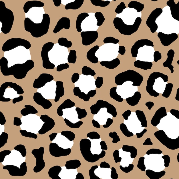 Motif animal sans couture avec des points grunge léopard. Texture sauvage créative pour le tissu, l'emballage, le textile, l'habillement. Illustration vectorielle