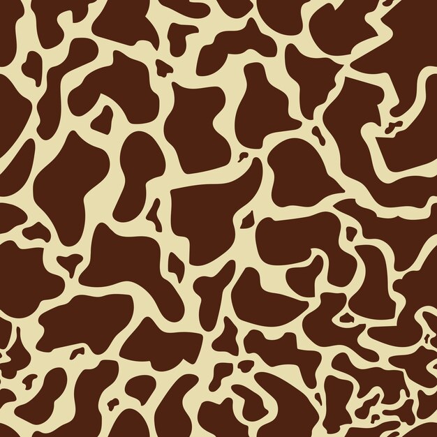 Motif animal sans couture de texture de fourrure de girafe