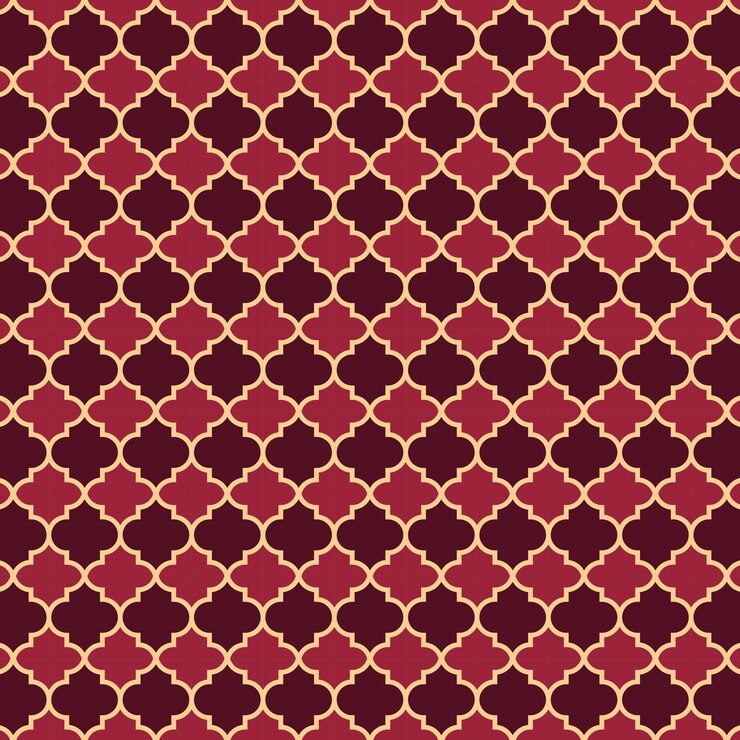 Vecteur motif arabe de fond vecteur d'ornement islamique géométrie arabe traditionnelle
