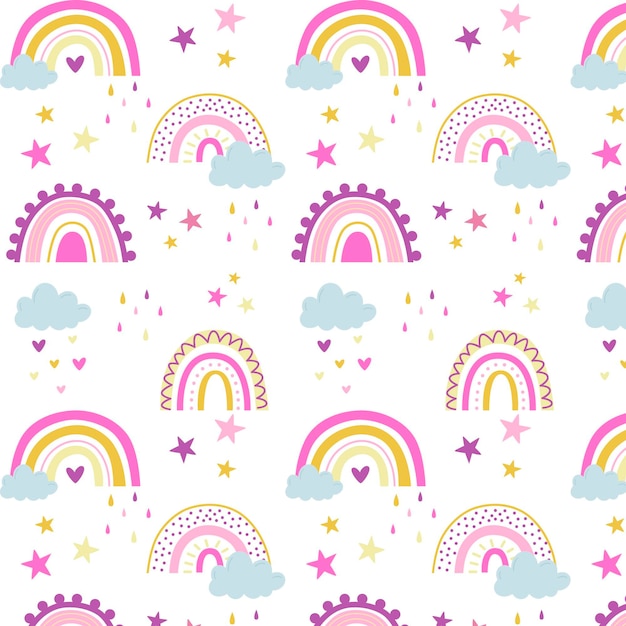 Le motif de l'arc-en-ciel