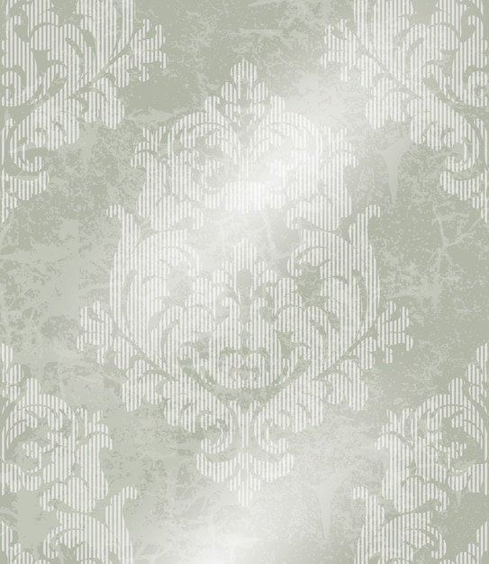 Vecteur motif baroque vintage