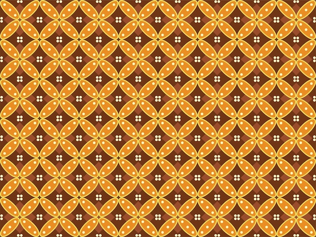 Motif Batik Traditionnel Indonésie Motif Java Culture Toile Fond Fond D'écran Géométrie Couleur