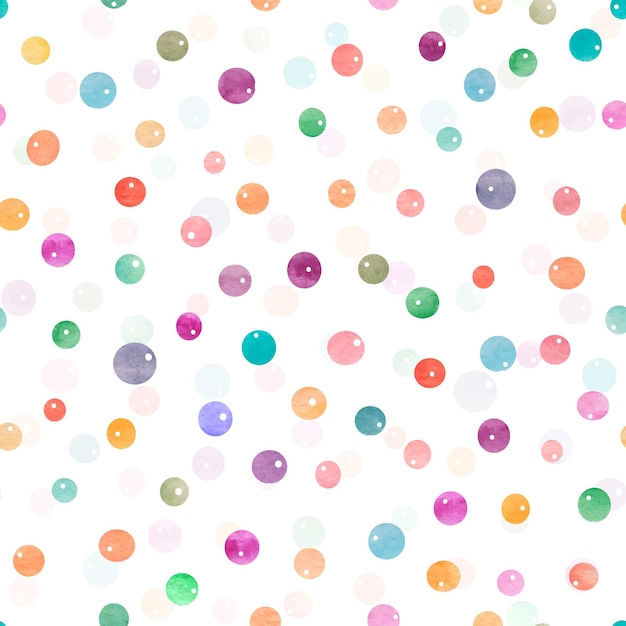 Motif Avec Boules Multicolores