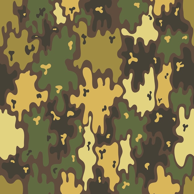 Motif De Camouflage élément De Conception Pour Bannière De Carte De Décoration De Vêtements D'affiches Illustration Vectorielle