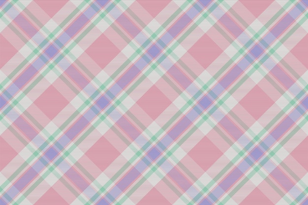 Motif à carreaux sans couture. Vérifiez la texture du tissu. Fond carré rayé. Tartan de conception textile de vecteur.