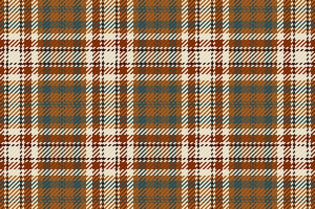 Motif à Carreaux Tartan Sans Soudure De Fond Texture Textile Illustration Vectorielle