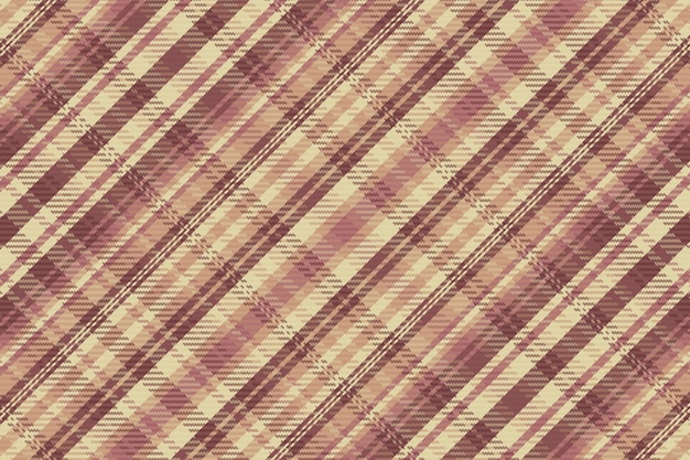 Vecteur motif à carreaux tartan avec texture et couleur café