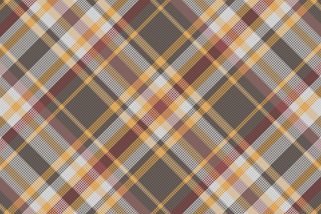 Motif à carreaux tartan avec texture et couleur chaude