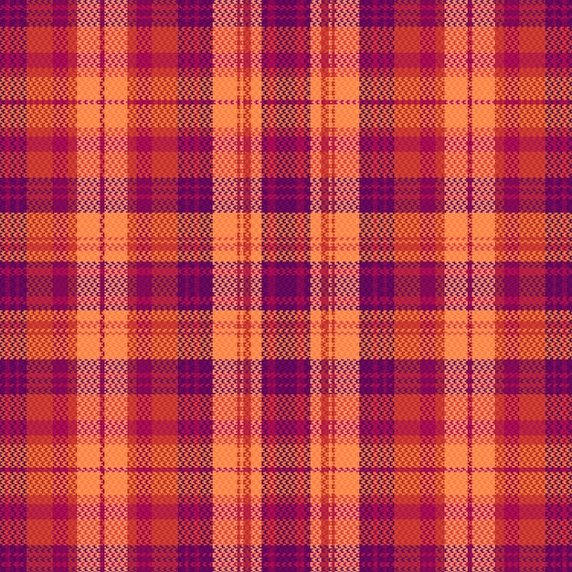 Motif à Carreaux Tartan Avec Texture Et Couleur Chaude