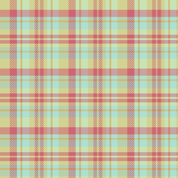 Motif à Carreaux Tartan Avec Texture Et Couleur Estivale