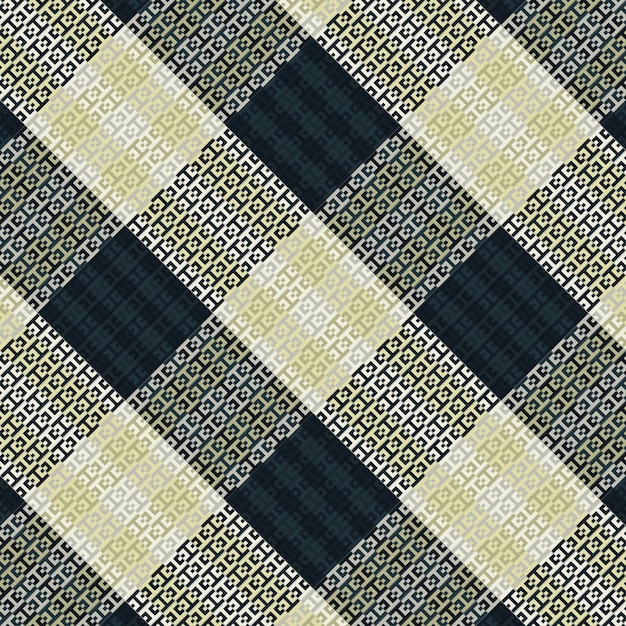 Motif à Carreaux Tartan Avec Texture Et Couleur De Mariage