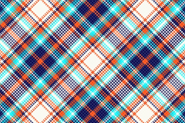 Motif à Carreaux Tartan Avec Texture Et Couleur Rétro Illustration Vectorielle