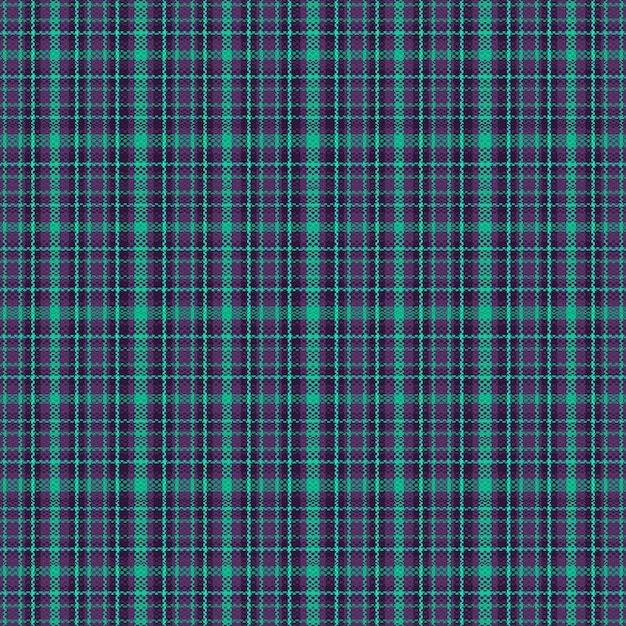 Motif à carreaux tartan avec texture et couleur rétro Illustration vectorielle