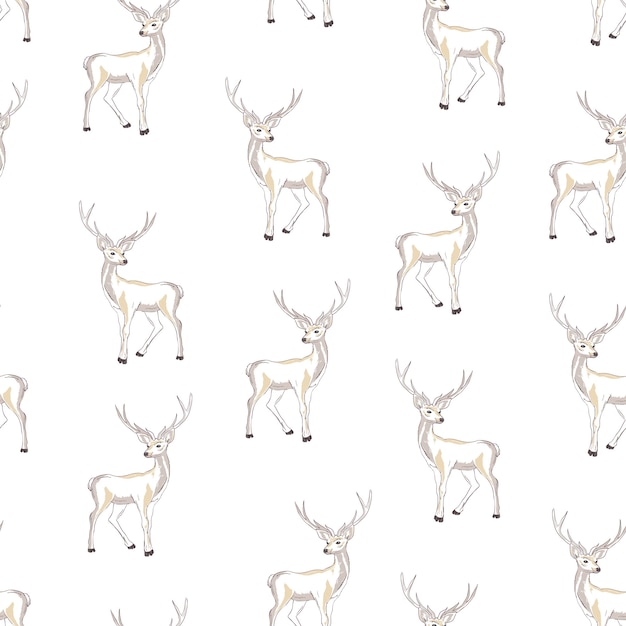 Motif de cerf sans soudure