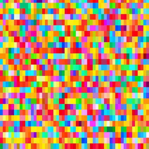 Motif coloré avec des pixels chaotiques