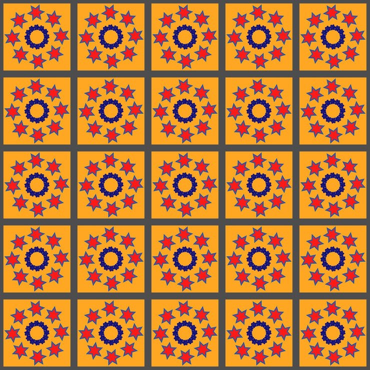Vecteur motif coloré