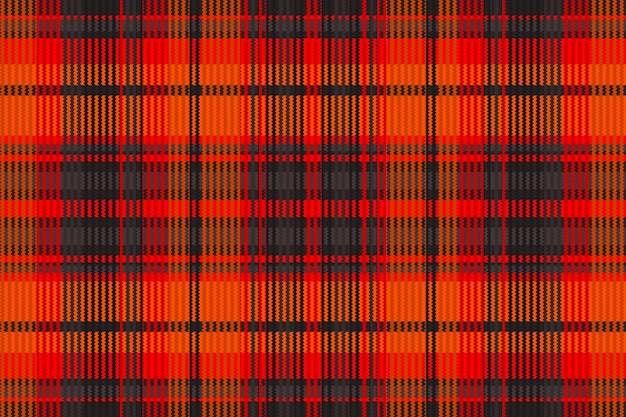 Motif de couleur halloween tartan ou plaid