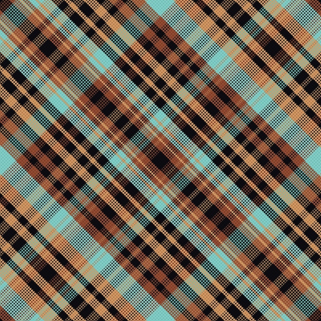 Motif de couleur tartan ou plaid de nuit