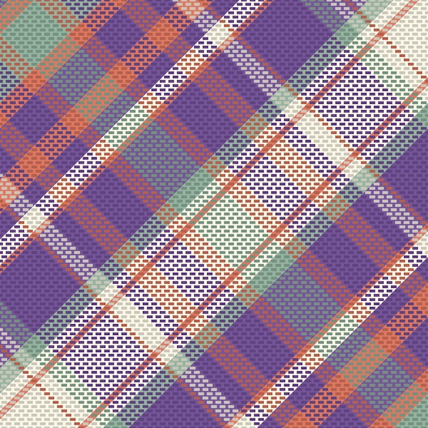 Motif de couleur vintage tartan ou plaid