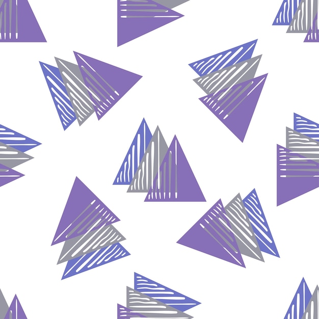 Motif Décoratif Sans Soudure Fond De Forme Triangle Rayé Géométrique