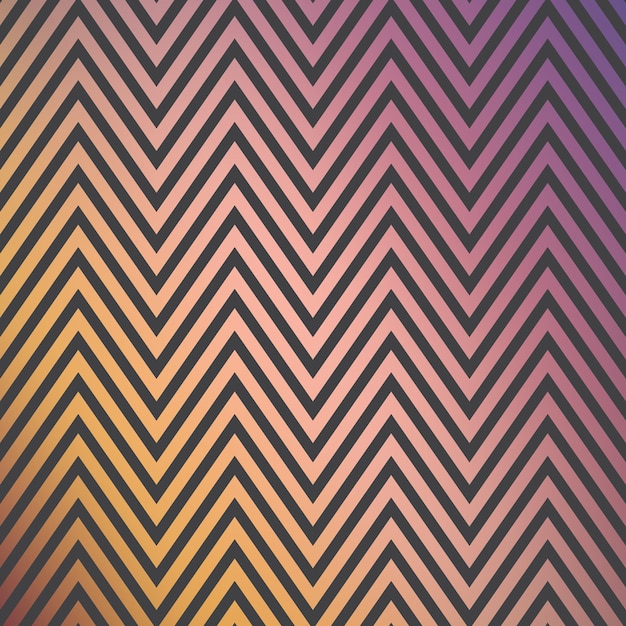 Motif de dégradé en zigzag, abstrait géométrique. Illustration de style luxueux et élégant