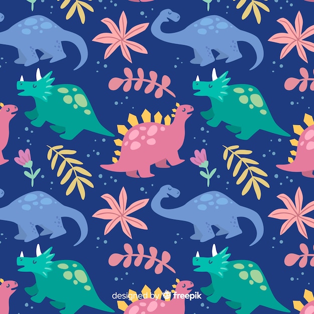 Motif De Dinosaures