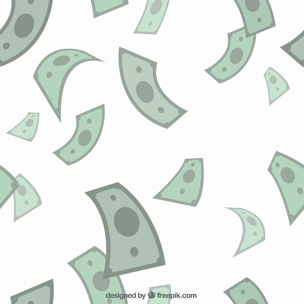 Vecteur motif dollars