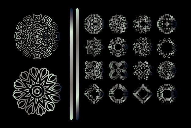 Motif Ethnique Tribal D'ornement Rond.