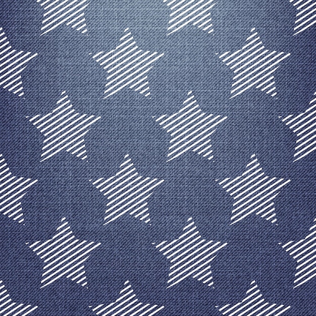 Motif étoiles Sur Textile, Abstrait Géométrique. Illustration De Style Créatif Et De Luxe