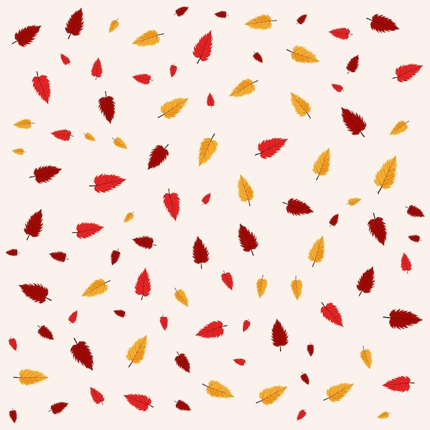 Le Motif Des Feuilles D'automne