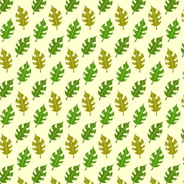 Motif de feuilles d'été