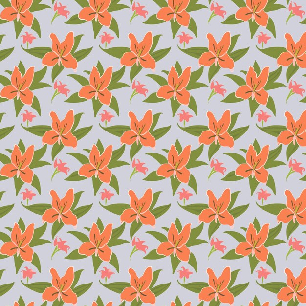 Motif de fleur avec des feuilles bouquets de fleurs compositions de fleurs motif de fleur