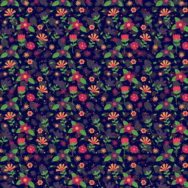 un motif de fleur avec une fleur au centre