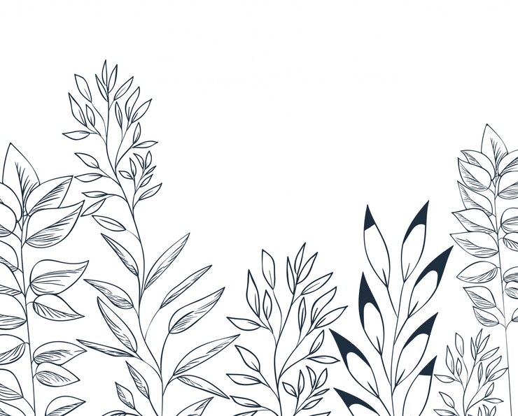 Vecteur motif fleurs et feuilles icône isolé