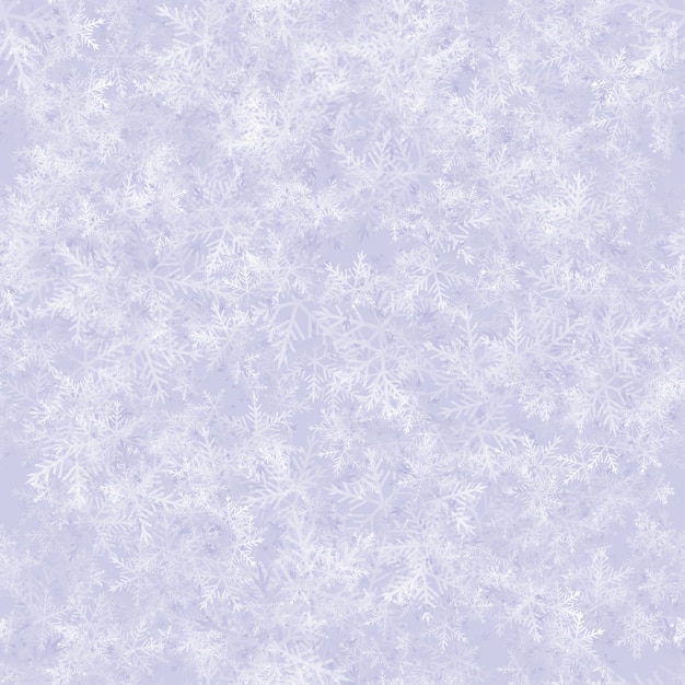 Motif de flocons de neige sans soudure