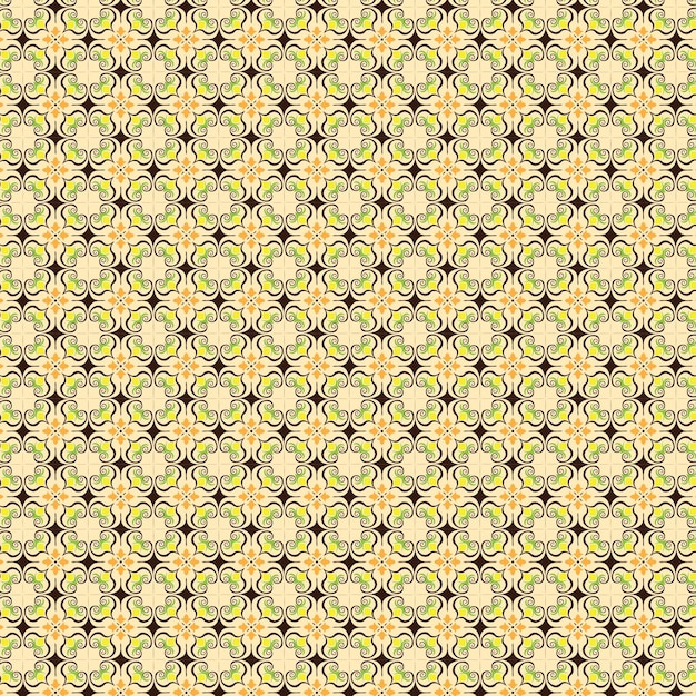 Vecteur motif floral 00008