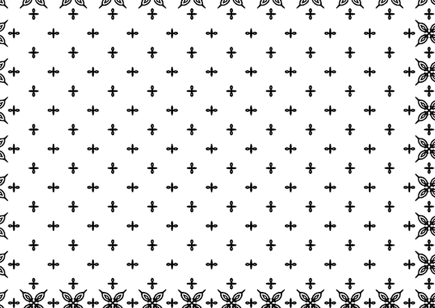 Motif floral de griffonnage sans soudure