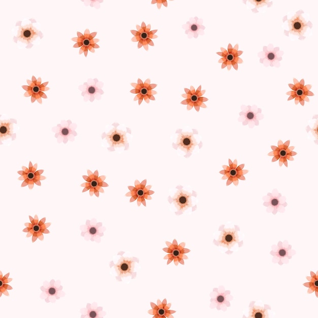 Motif floral harmonieux de nouvelles fleurs à la mode exquises pour l'impression textile
