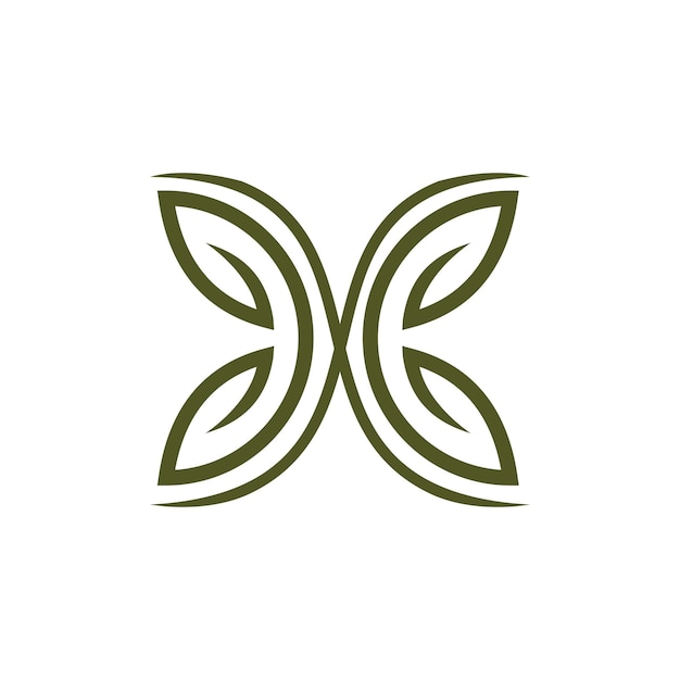 Motif Floral Logo Modèle Conception Vecteur Icône Illustration