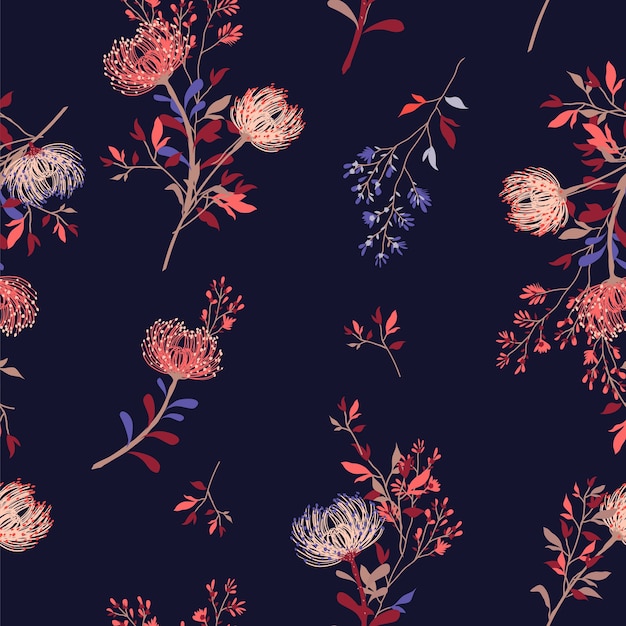 Motif Floral Motif Vectorielle