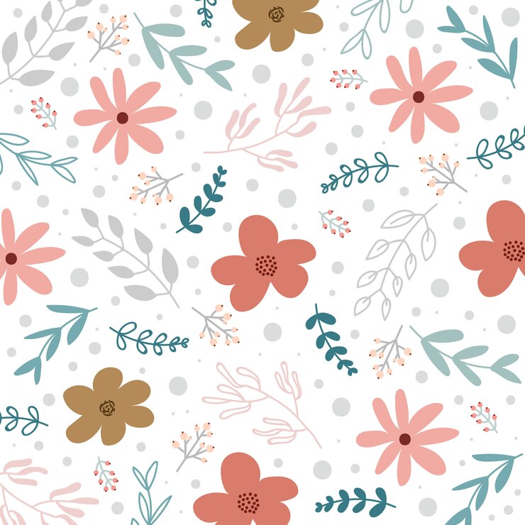 Motif floral de printemps ou fond