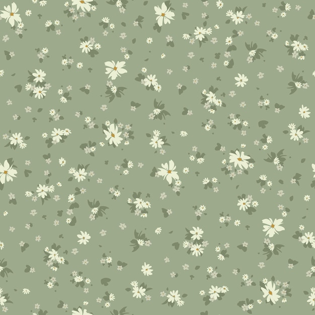 Motif floral de printemps sans couture avec marguerites pour robe