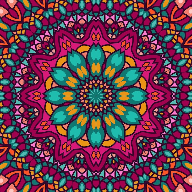 Vecteur motif floral sans couture. illustration vectorielle sans fin colorée