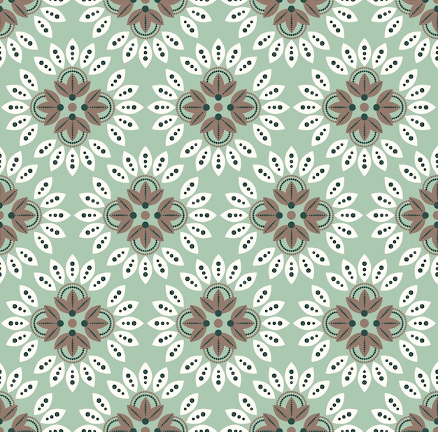 Motif floral sans couture
